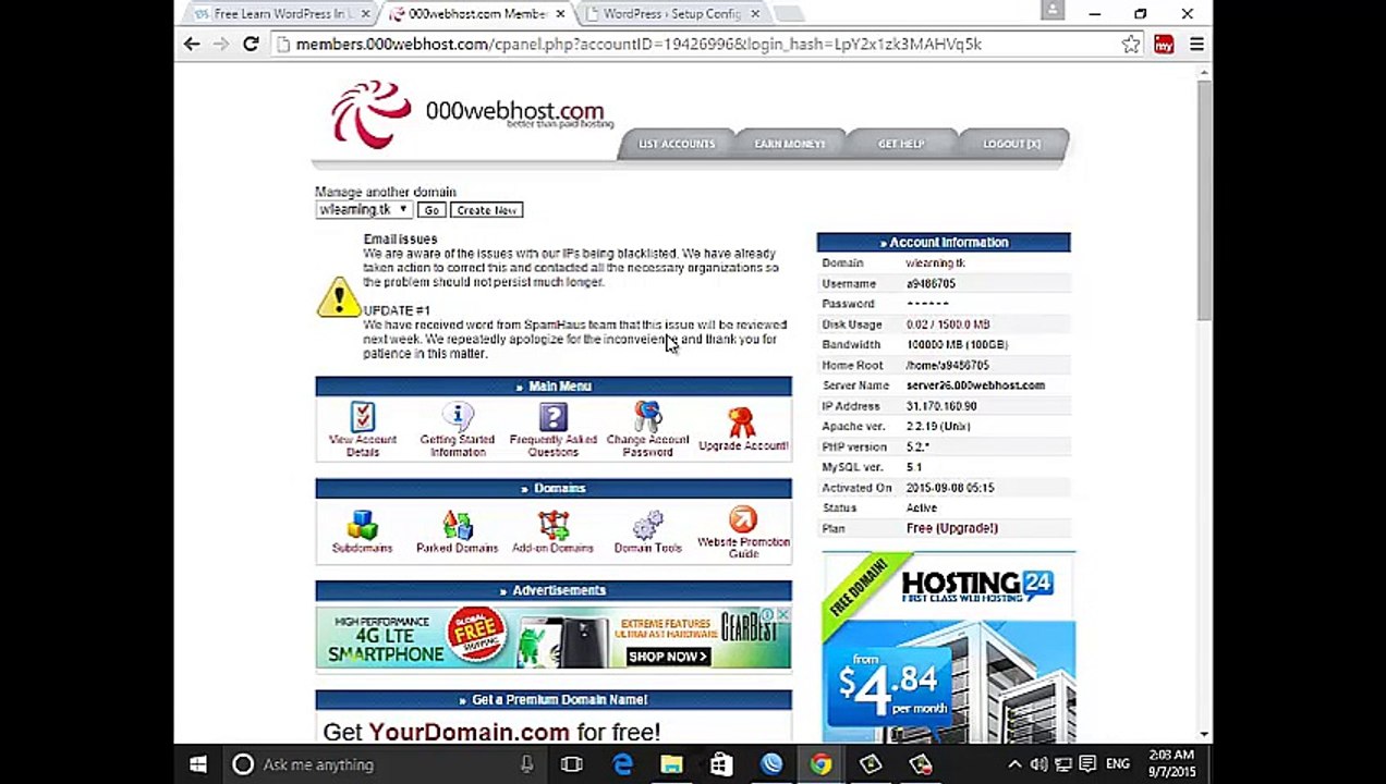 Connect WordPress With SQL Server