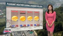 Pleasant weather forecast for Chuseok holiday