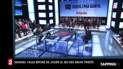 Des paroles et des actes - Manuel Valls refuse de faire preuve d'autodérision : "La politique ce n'est pas du spectacle"