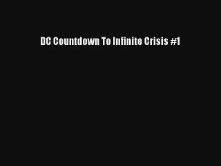 DC Countdown To Infinite Crisis #1 Book Download Free