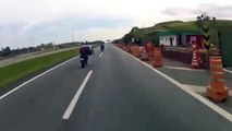 【衝撃バイク事故映像】楽しいツーリングが一瞬にして悪夢 �