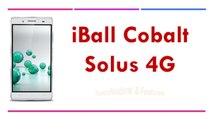 iBall Cobalt Solus 4G Specifications & Features