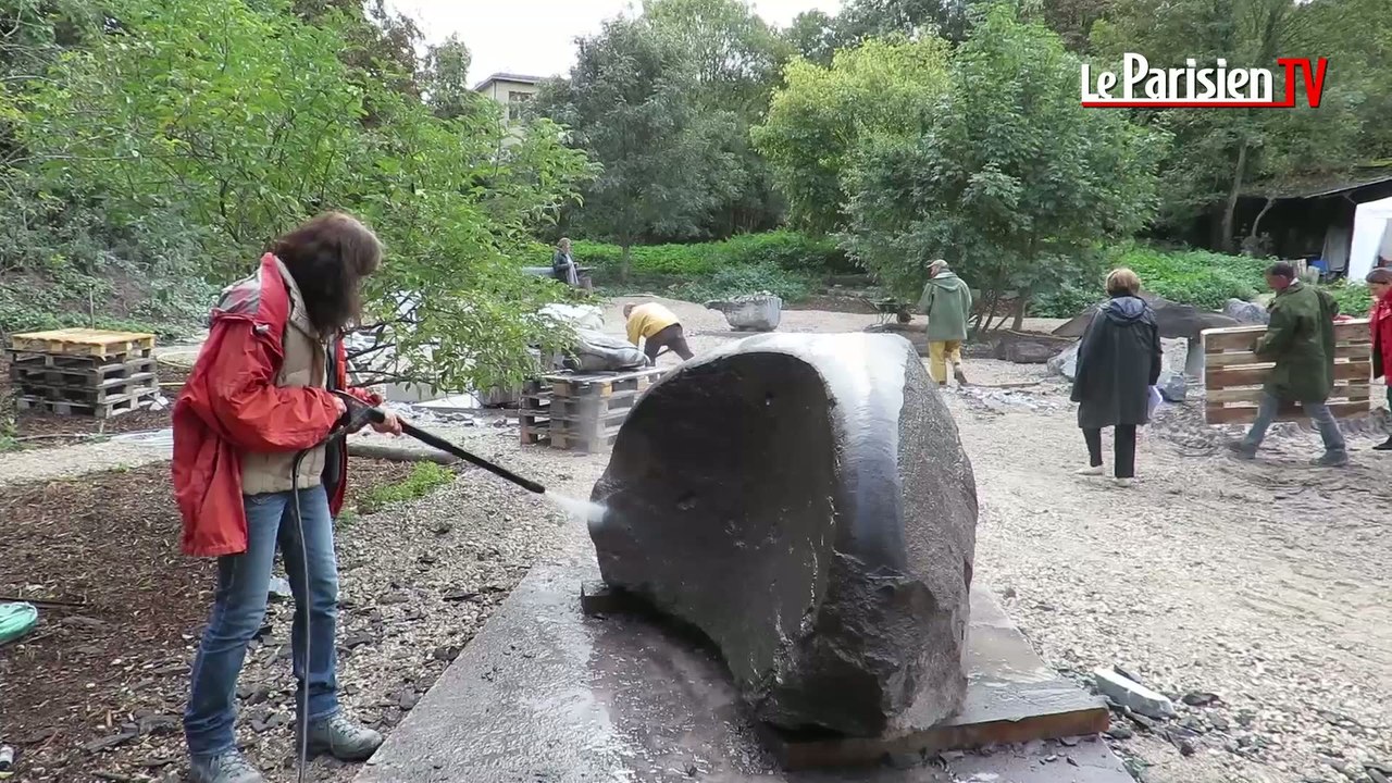 Trois semaines pour réaliser sept sculptures mo...