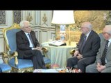 Roma - Incontro del Presidente Mattarella con i fratelli di Don Puglisi (24.09.15)