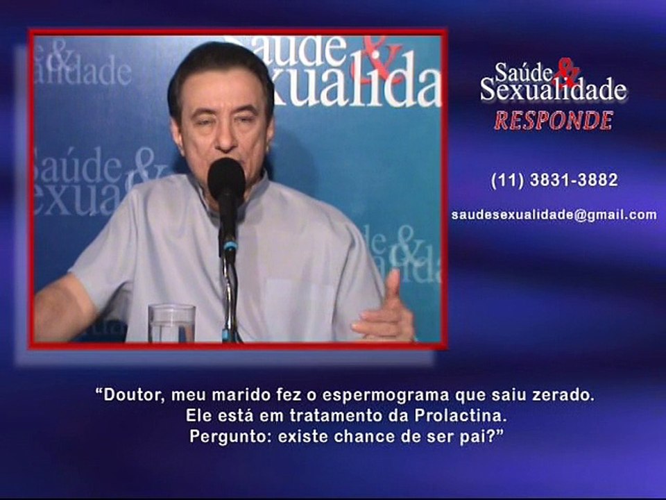 Saúde e Sexualidade Responde 79 – Espermograma zero e tratamento da Prolactina