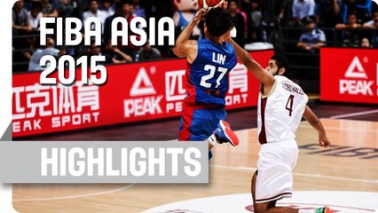 Qatar v Chinese Taipei - Group D - Game Highlights - 2015 FIBA Asia Championship