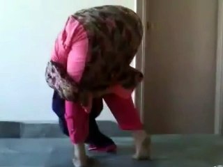 What is she doing ???