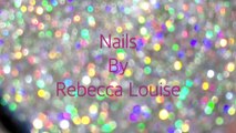 CND Shellac & Lecente Glitter with Swarovski Crystal Nail Art Tutorial