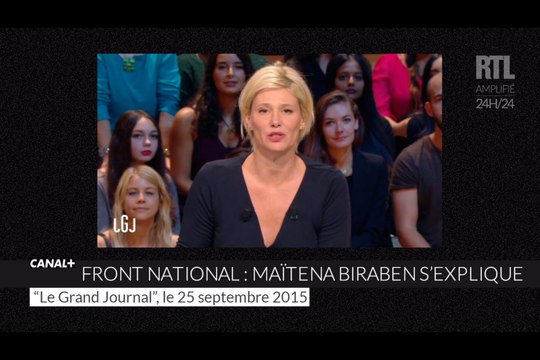 Maïtena Biraben s'explique après sa sortie sur le discours de vérité du FN