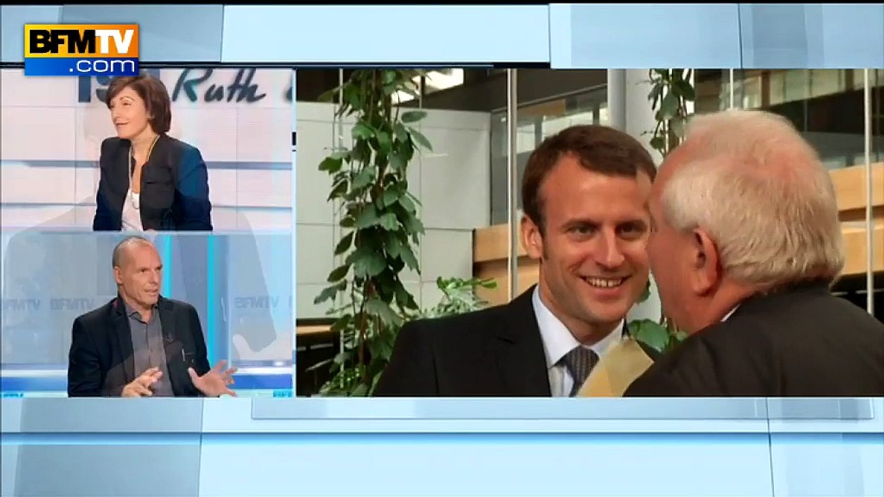 Varoufakis: "J’apprécie beaucoup Macron, on est d’accord à 80%"