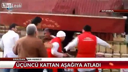 LiveLeak.com - Jumped From a Burning Building