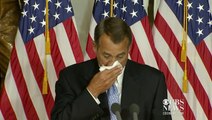 A tearful speaker: A look back at John Boehner's famous tears
