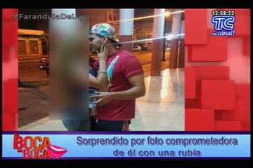 Ex de Anita Jima sorprendido por foto comprometedora de él con una rubia