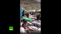 Primeras imágenes tras estampida que dejó 717 muertos y 863 heridos en La Meca
