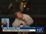 Este domingo podrá ver el eclipse desde el Observatorio de Quito