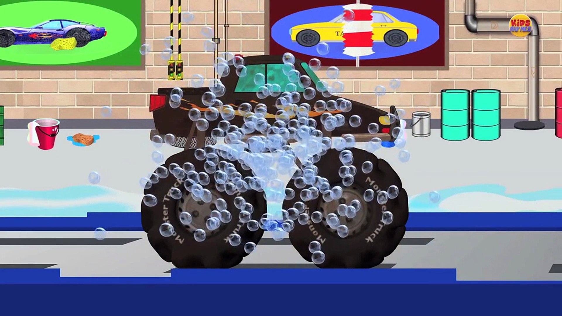 ⁣Monster Truck | Car Wash | Toy Truck for Toddlers
