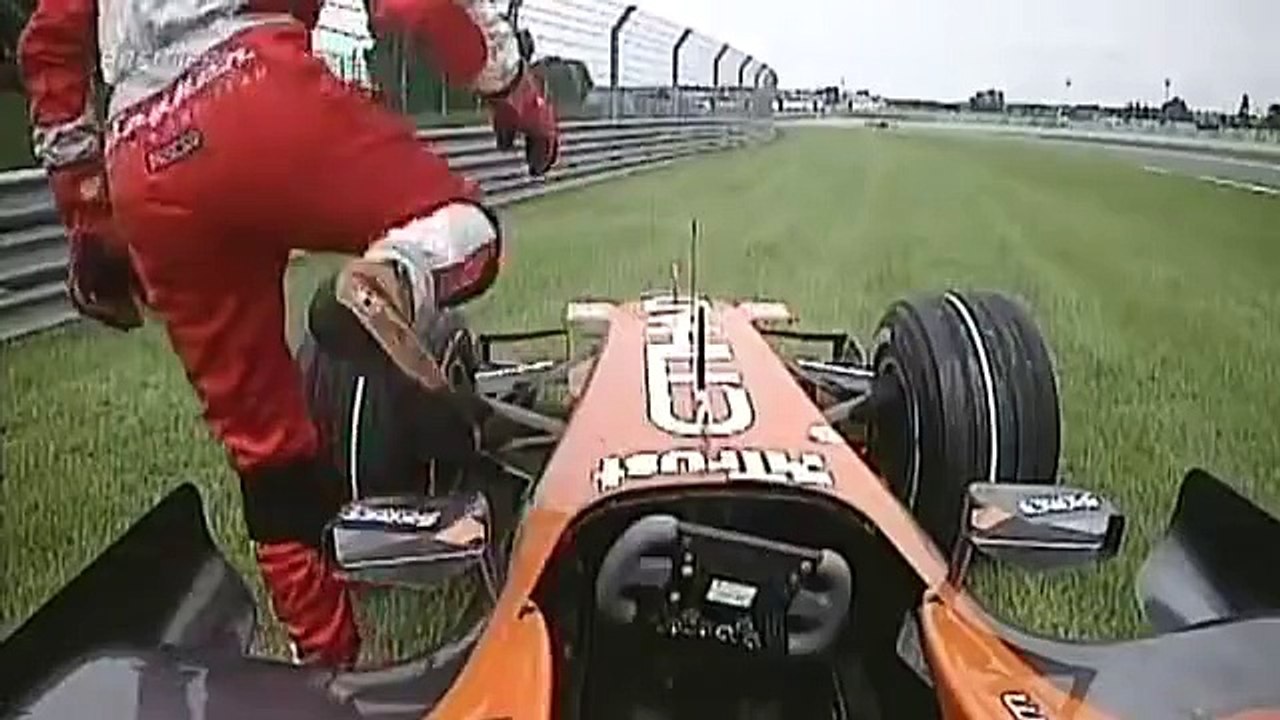 2007 French GP- Alonso vs. Heidfeld, fuel rig woe s for Spyker pt.5