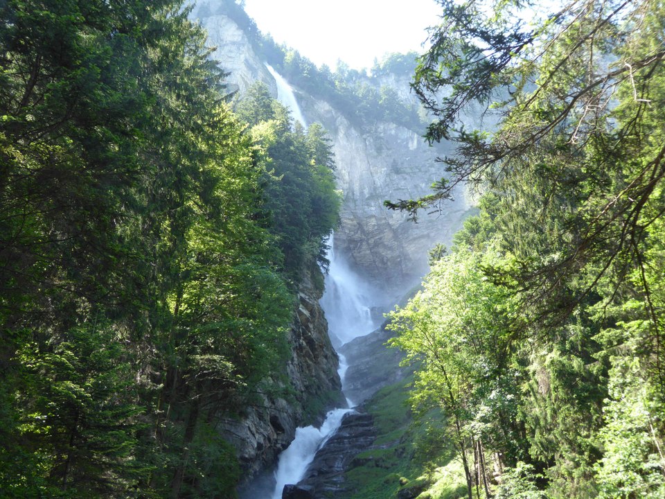 Oltischibachfall im Berner Oberland (Schweiz)
