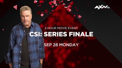 CSI Series Finale - Sept 28 on AXN