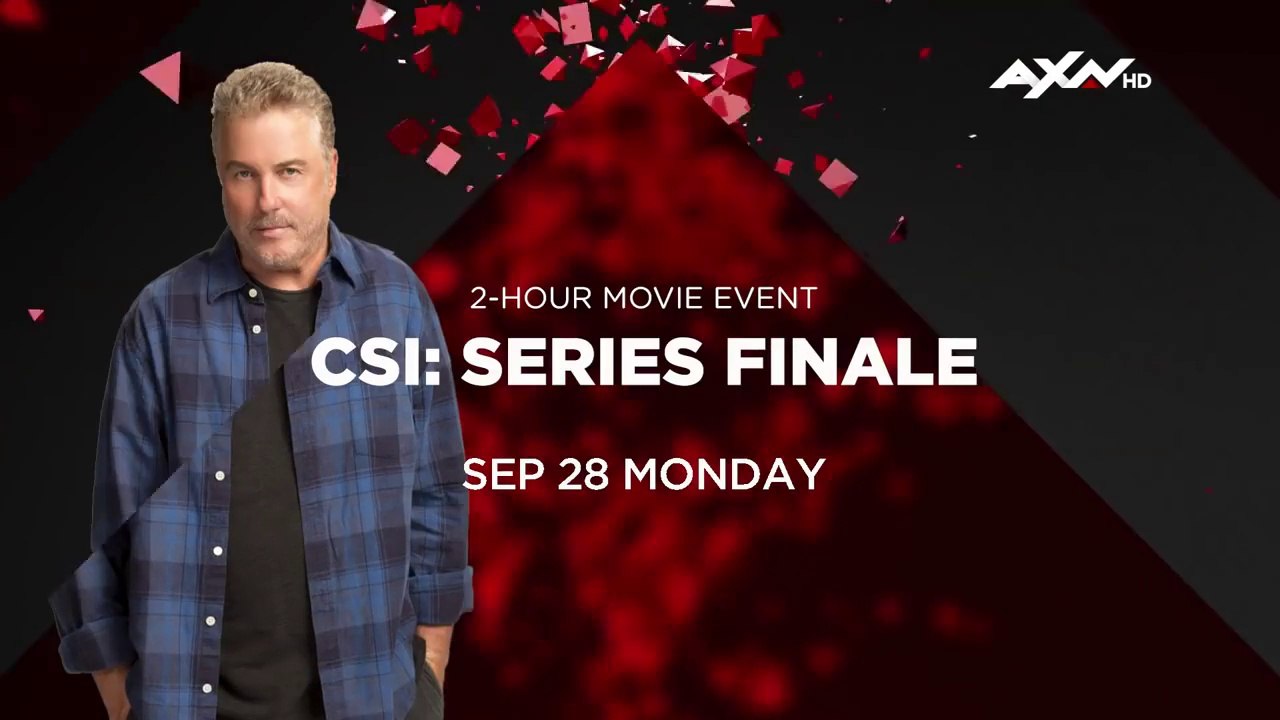 CSI Series Finale - Sept 28 on AXN