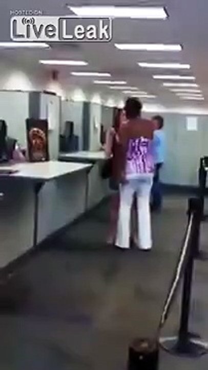 LiveLeak.com - Fight at the bank