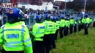 Pissed off then riot ... UK Patriots Demo