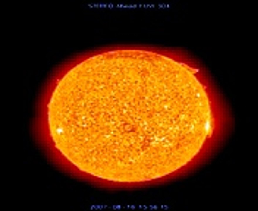 Les éruptions solaires