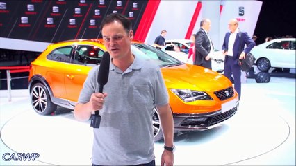 IAA 2015 Seat Leon Cross Sport Concept 300 cv & Ibiza Cupra 2016 192 cv @ 60 FPS