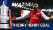 Amazing Henry Goal on Return to Arsenal - Arsenal 1-0 Leeds Utd | FA Cup 3rd Round Proper