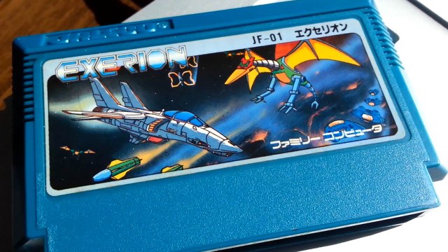 Classic Game Room - EXERION review for Nintendo Famicom
