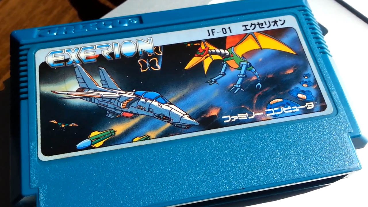 Classic Game Room - EXERION review for Nintendo Famicom