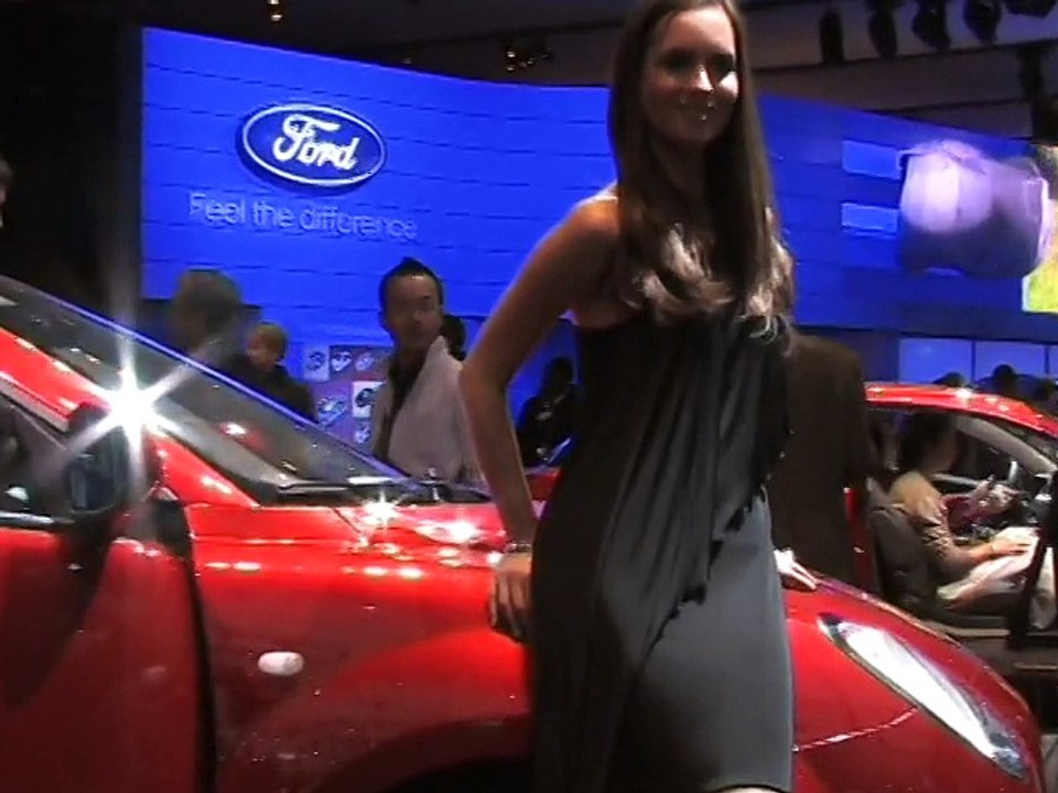 Les plus belles hôtesses du salon de l'auto 2008