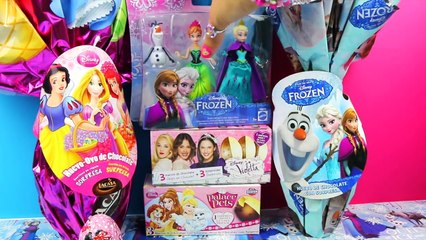 Video herunterladen: NEW Giant Kinder Surprise Eggs Frozen Palace Pets Disney Princess Minnie Easter Egg Toys Edition