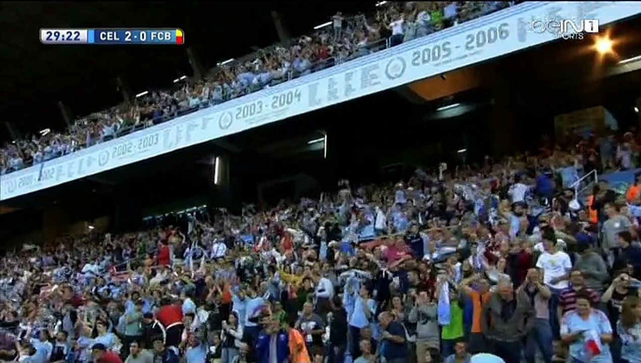 But de Iago Aspas contre barcelone ( 2-0 )
