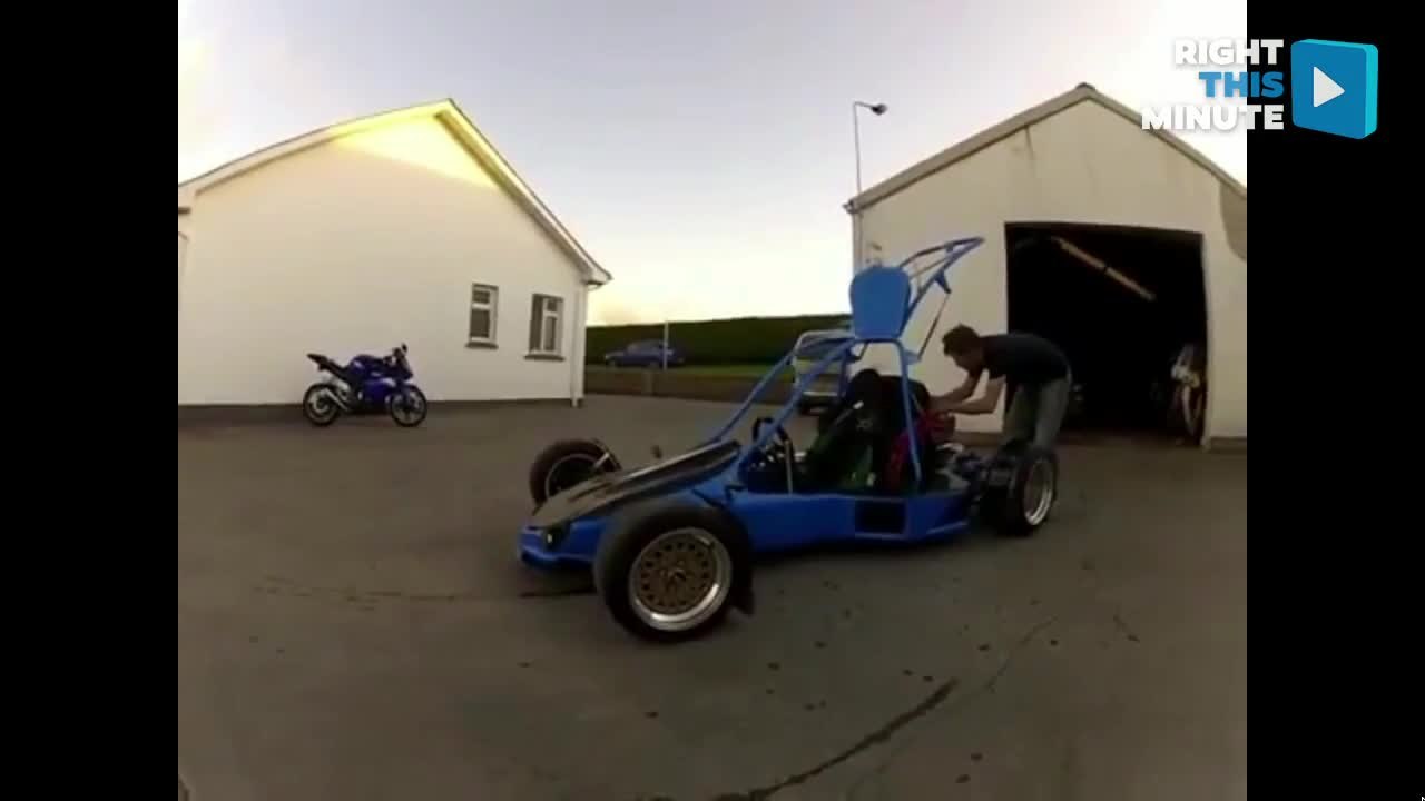 Drift Buggy Tears Up The Pavement
