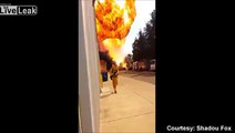 Gas Canisters Exploding