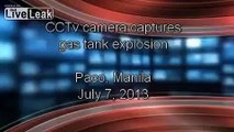 LPG Gas Tank Explosion in Manila Caught on Camera