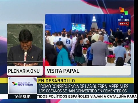 Evo Morales: La guerra es el mejor negocio del capitalismo