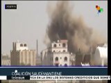 Coalición saudí vuelve a bombardear Yemen