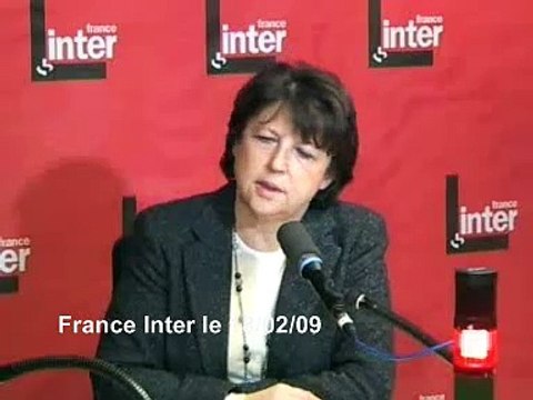 Le lapsus de Martine Aubry