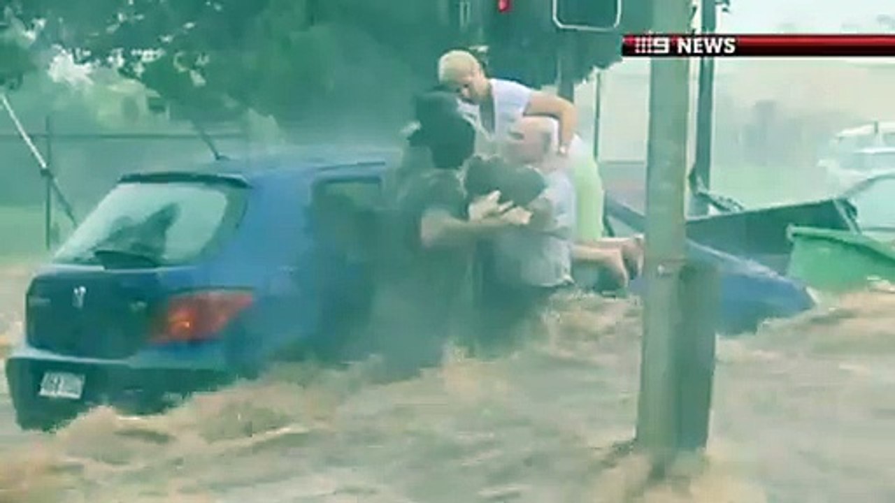 Un vidéo impressionante des dégâts causés par les eaux en Australie