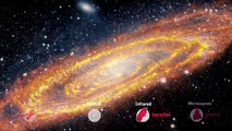 Images inédites de la galaxie d'Andromède