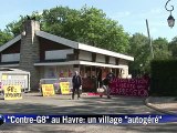 Contre-G8: grande manifestation au Havre dans une ville déserte