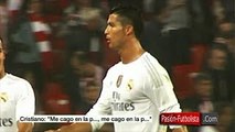Cristiano Ronaldo Enojado: Me Cago en la Put.. , me cago en la put.. 2015