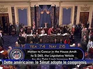 Dette américaine: l'accord voté au Congrès, Obama veut recentrer le débat sur  l'emploi