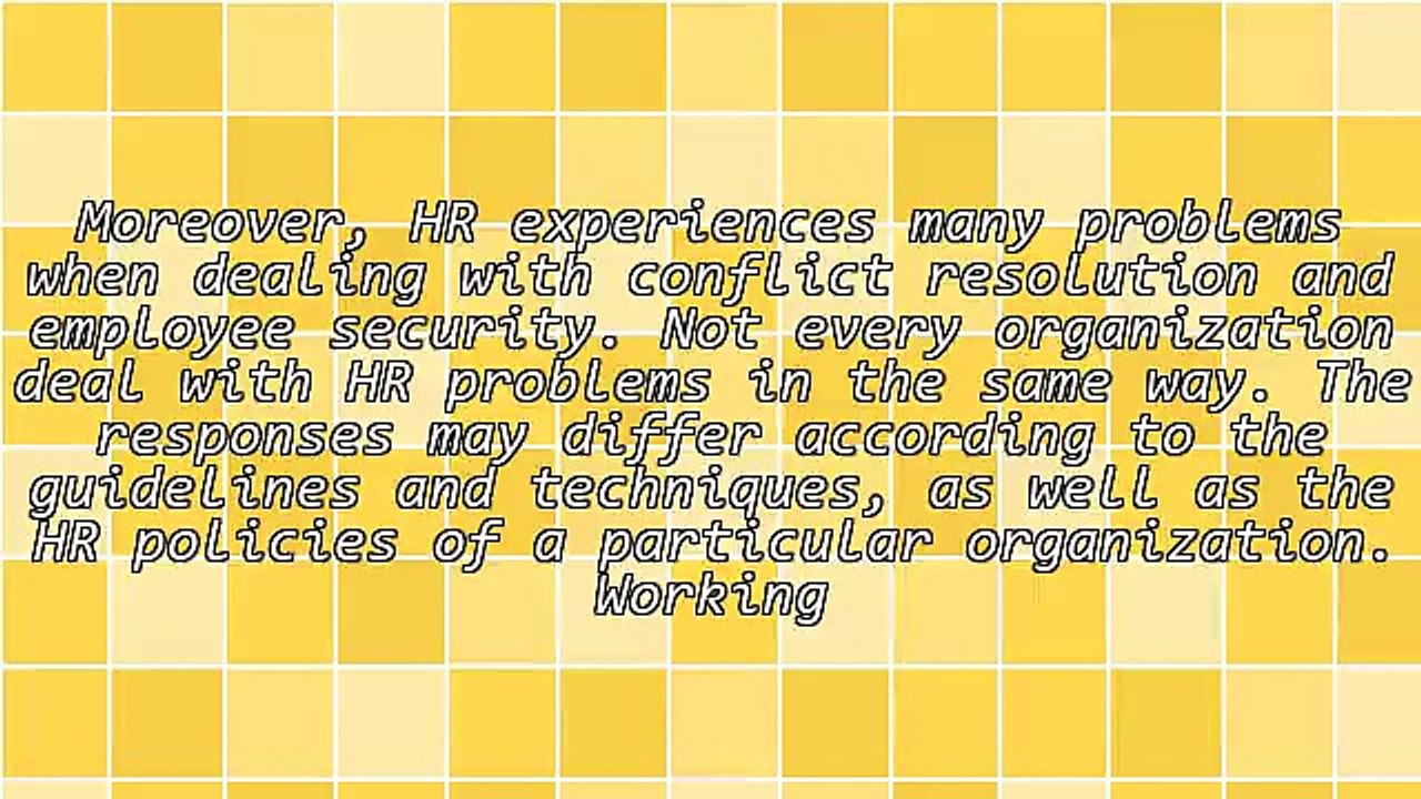 Key Issues In HR