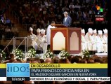 Más de 20 mil personas presentes en misa papal en Nueva York