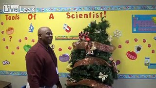 LiveLeak.com - High School Christmas Tree Prank