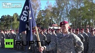 Latvia: US troops arrive in Baltics for NATO drill