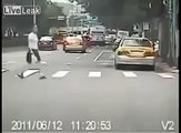 A guy unaware his wife fell off the bike